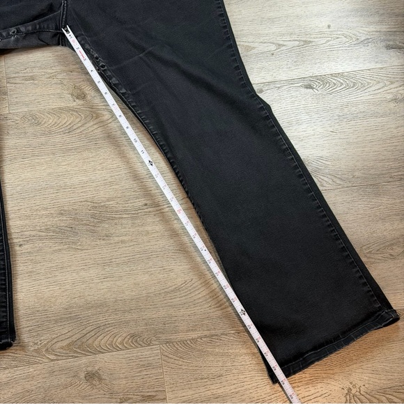 Lee Jeans Womens 22W Gray Charcoal Wash Flex Motion Straight Leg Stretch Denim - Picture 10 of 12